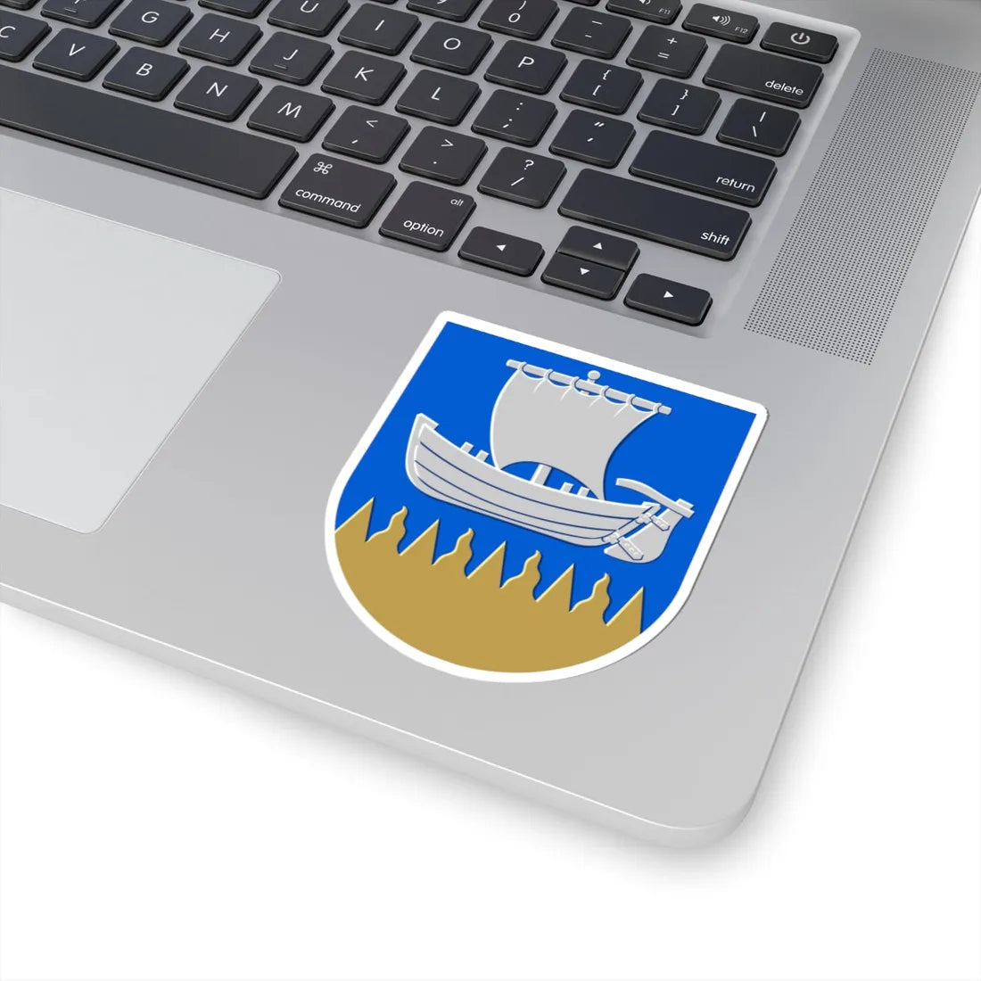 Lappajärvi.vaakuna (Finland) (Coat of Arms) STICKER Vinyl Kiss-Cut Decal - The Sticker Space