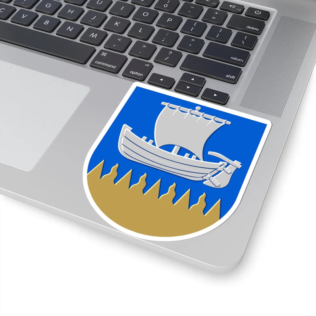 Lappajärvi.vaakuna (Finland) (Coat of Arms) STICKER Vinyl Kiss-Cut Decal - The Sticker Space
