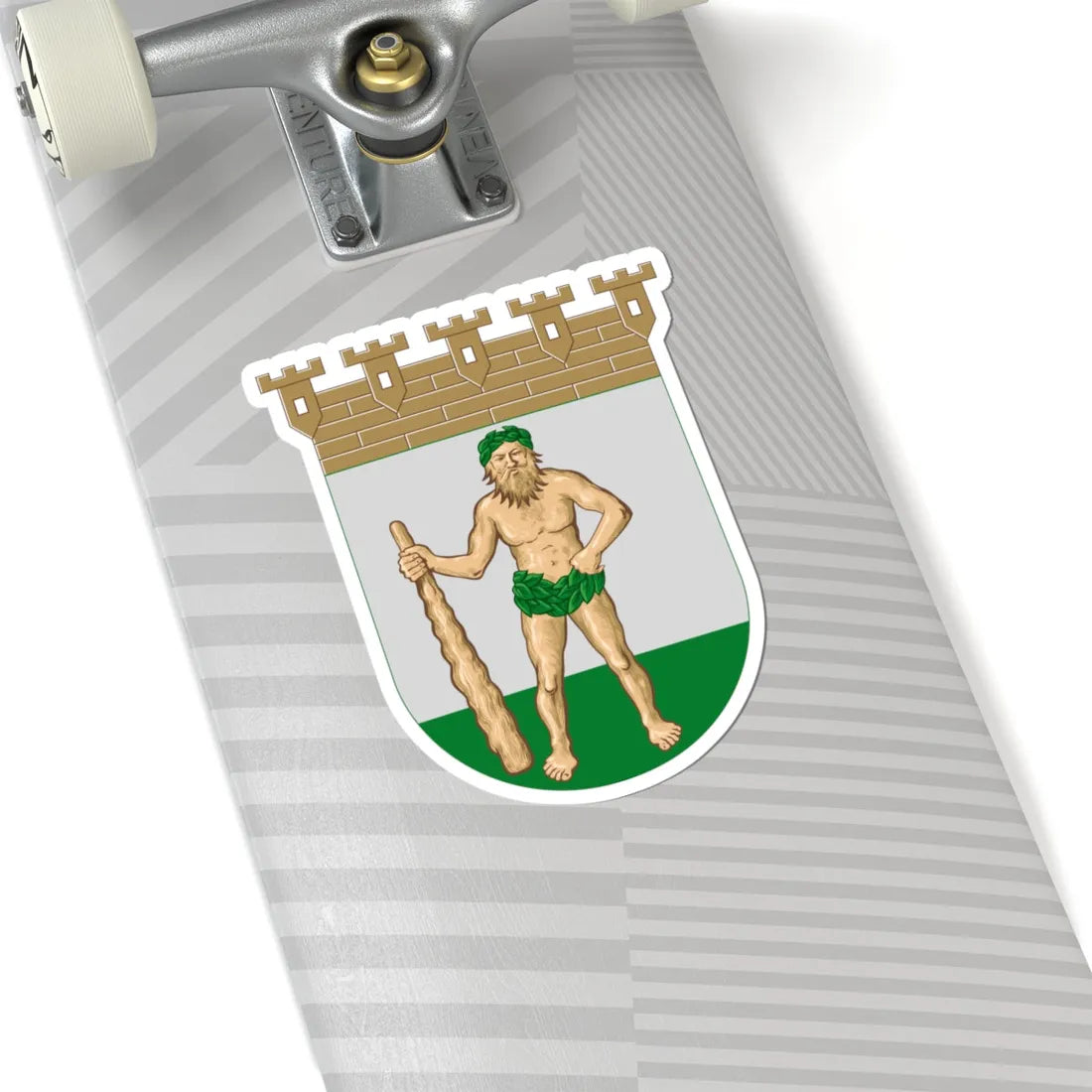 Lappeenranta.vaakuna (Finland) (Coat of Arms) STICKER Vinyl Kiss-Cut Decal - The Sticker Space