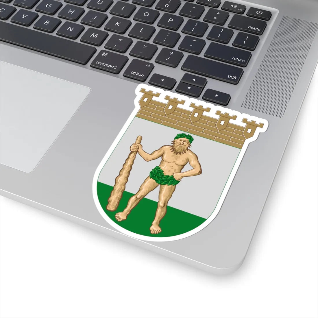 Lappeenranta.vaakuna (Finland) (Coat of Arms) STICKER Vinyl Kiss-Cut Decal - The Sticker Space