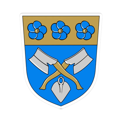 Lappi.vaakuna (Finland) (Coat of Arms) STICKER Vinyl Kiss-Cut Decal 3 Inch White - The Sticker Space