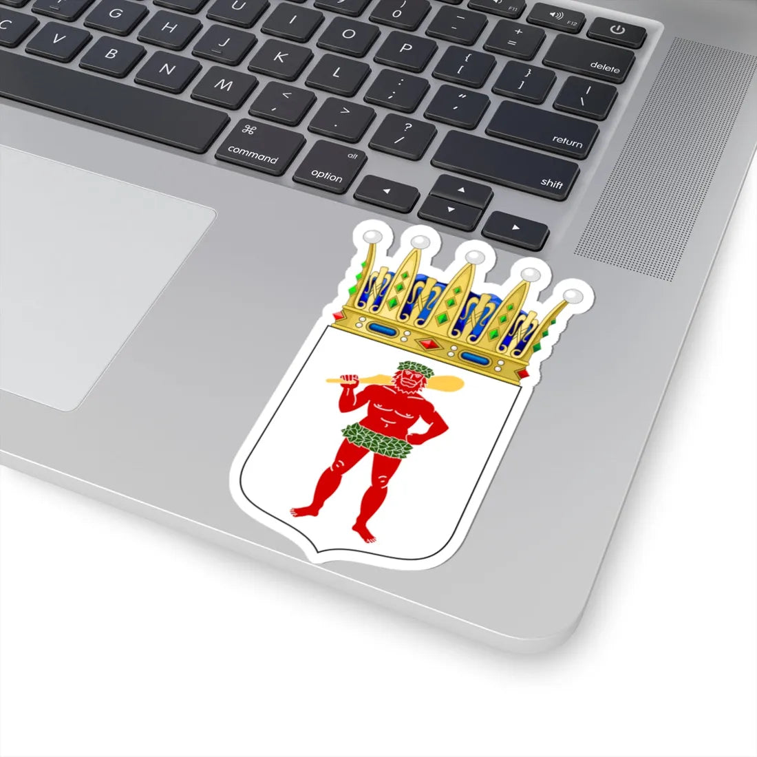 Lapplands vapen crowned (Sweden) (Coat of Arms) STICKER Vinyl Kiss-Cut Decal - The Sticker Space