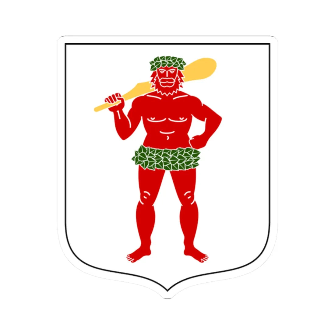 Lapplands vapen  (Sweden) (Coat of Arms) STICKER Vinyl Kiss-Cut Decal 2 Inch White - The Sticker Space