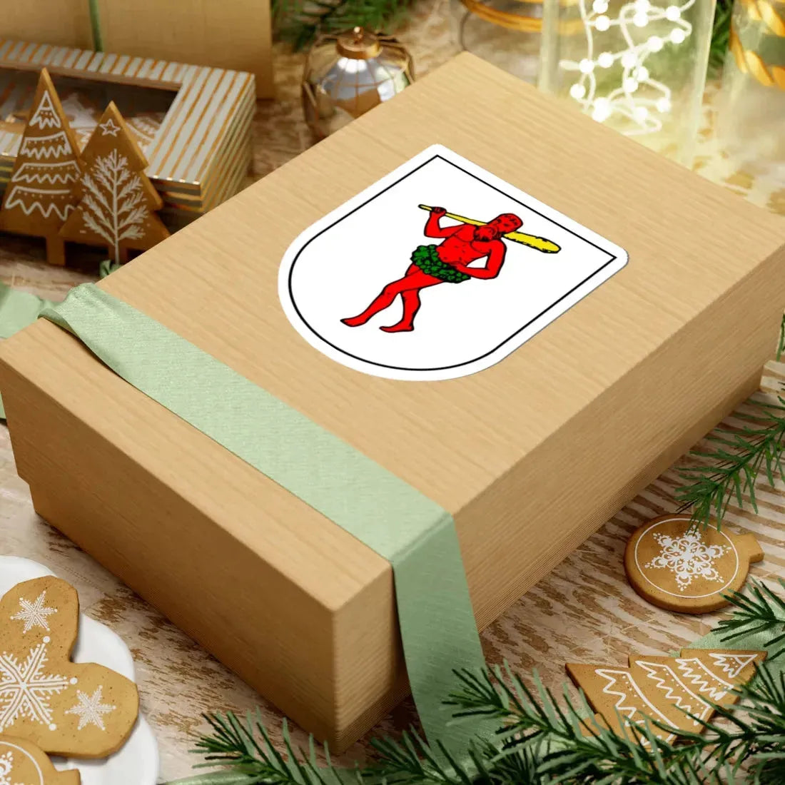 Lapplands vapen (Sweden) (Coat of Arms) STICKER Vinyl Kiss-Cut Decal - The Sticker Space