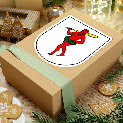 Lapplands vapen (Sweden) (Coat of Arms) STICKER Vinyl Kiss-Cut Decal - The Sticker Space