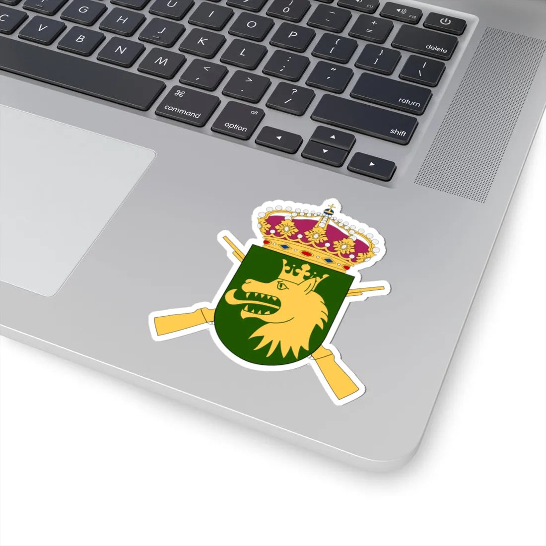 Lapplandsjägargruppen vapen 2016 (Sweden) (Coat of Arms) STICKER Vinyl Kiss-Cut Decal - The Sticker Space