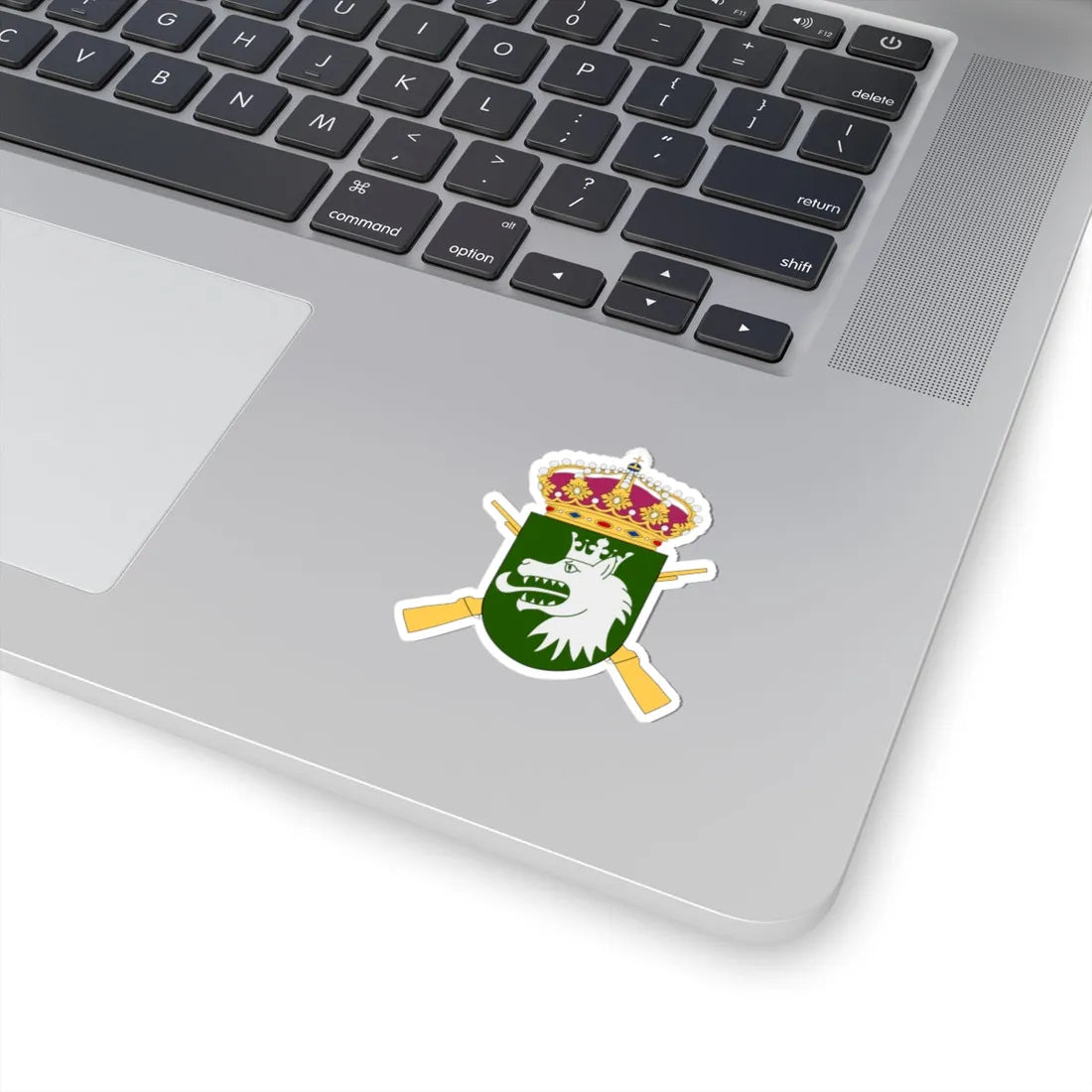 Lapplandsjägargruppen vapen (Sweden) (Coat of Arms) STICKER Vinyl Kiss-Cut Decal - The Sticker Space