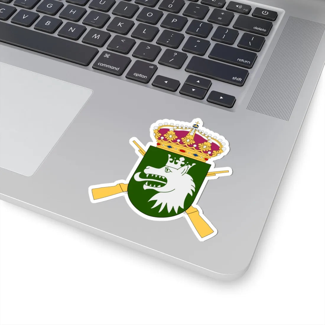 Lapplandsjägargruppen vapen (Sweden) (Coat of Arms) STICKER Vinyl Kiss-Cut Decal - The Sticker Space