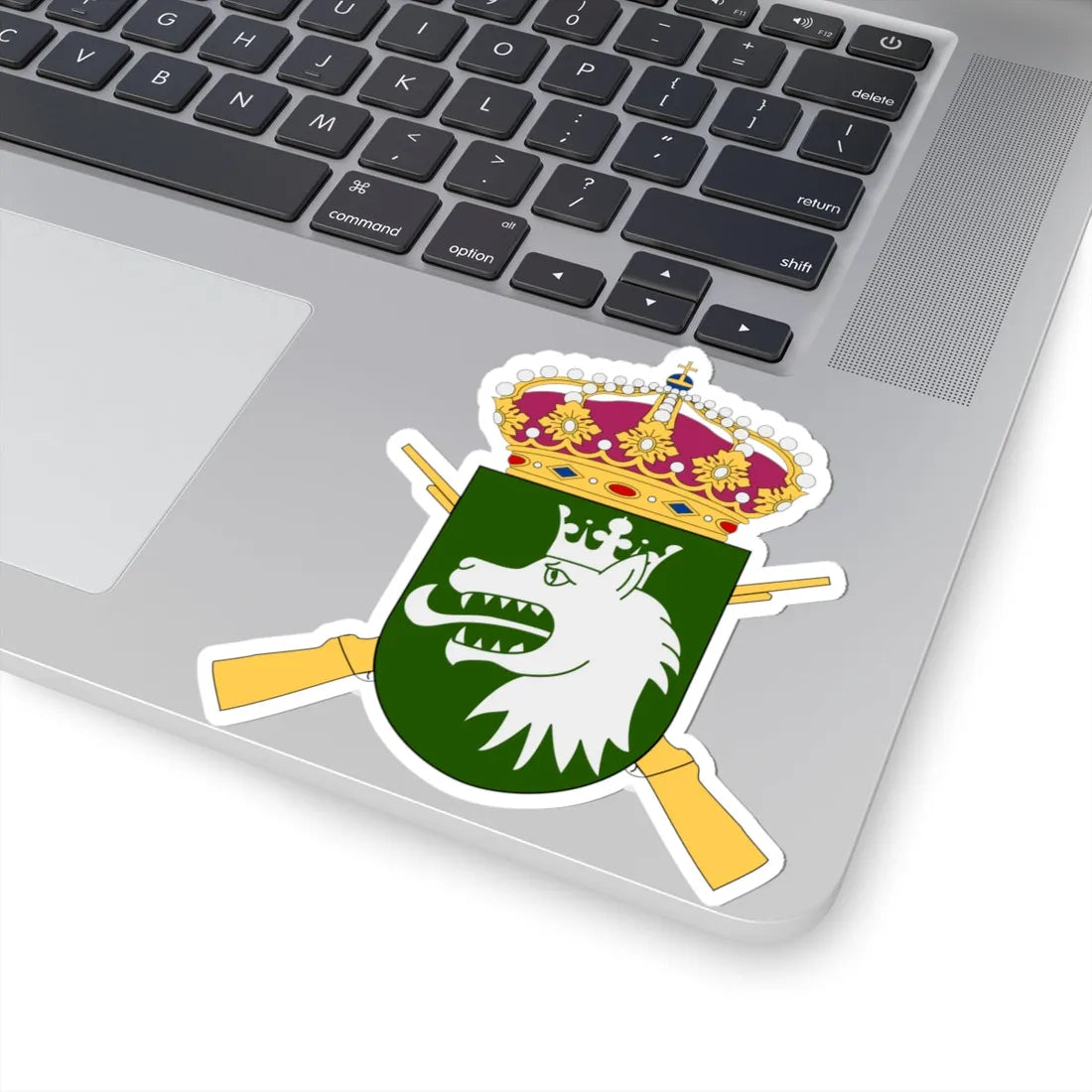 Lapplandsjägargruppen vapen (Sweden) (Coat of Arms) STICKER Vinyl Kiss-Cut Decal - The Sticker Space