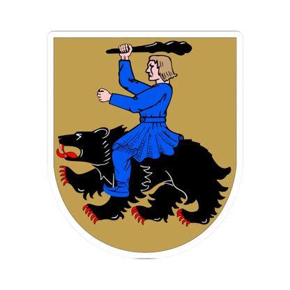 Lapua.vaakuna (Finland) (Coat of Arms) STICKER Vinyl Kiss-Cut Decal 2 Inch White - The Sticker Space