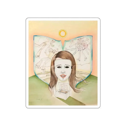 Lara's Theme Illustration (Magazine Illustration) STICKER Vinyl Die-Cut Decal - The Sticker Space