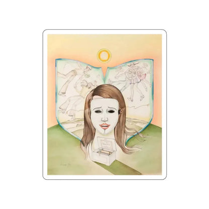 Lara's Theme Illustration (Magazine Illustration) STICKER Vinyl Die-Cut Decal White Die-Cut 2 Inch - The Sticker Space