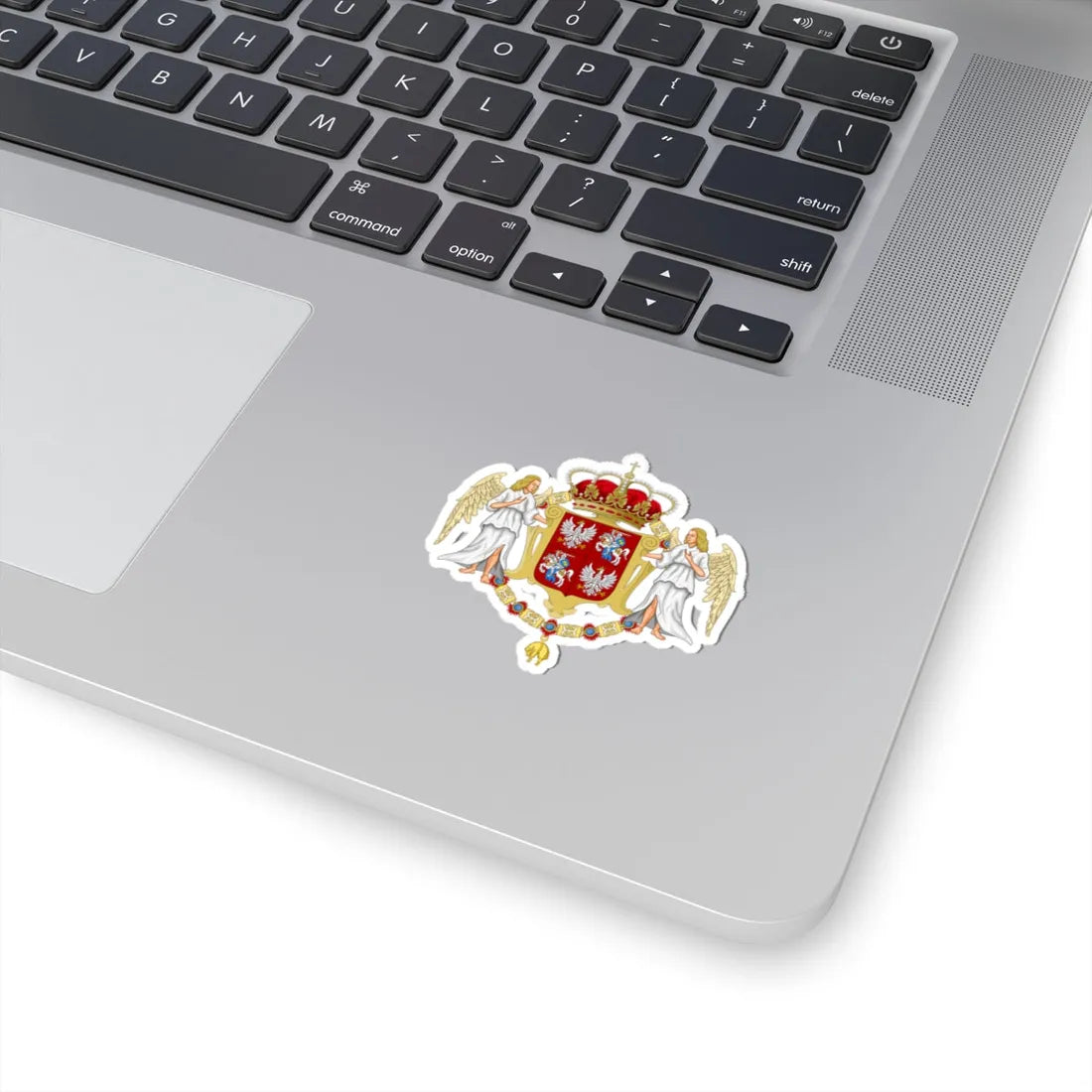 Large coat of arms of polish-lithuanian commonwealth under jagiellon (Poland) (Coat of Arms) STICKER Vinyl Kiss-Cut Decal - The Sticker Space