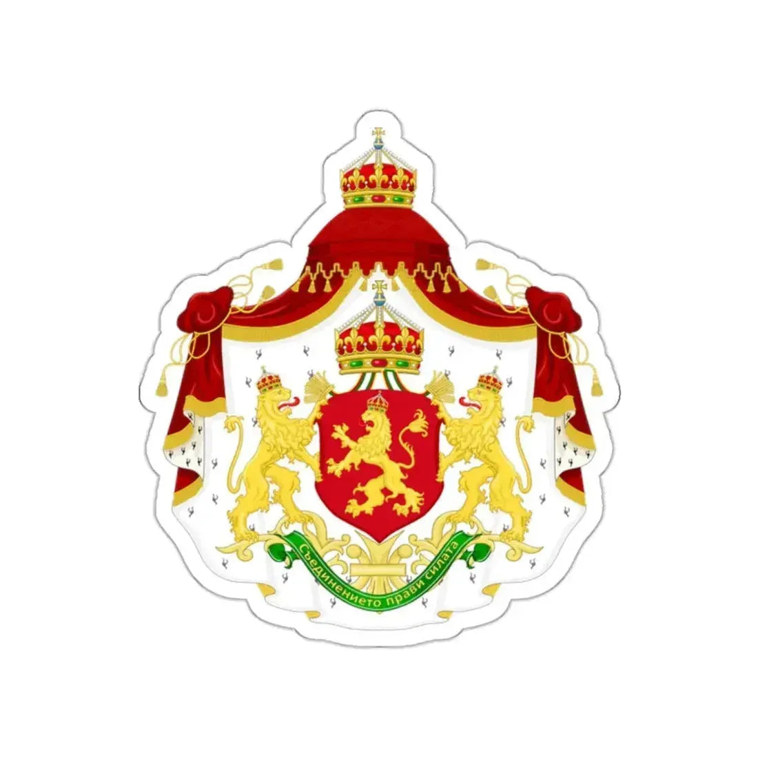 Larger State Achievement of Bulgaria 1908-1946 STICKER Vinyl Die-Cut Decal 2 Inch - The Sticker Space