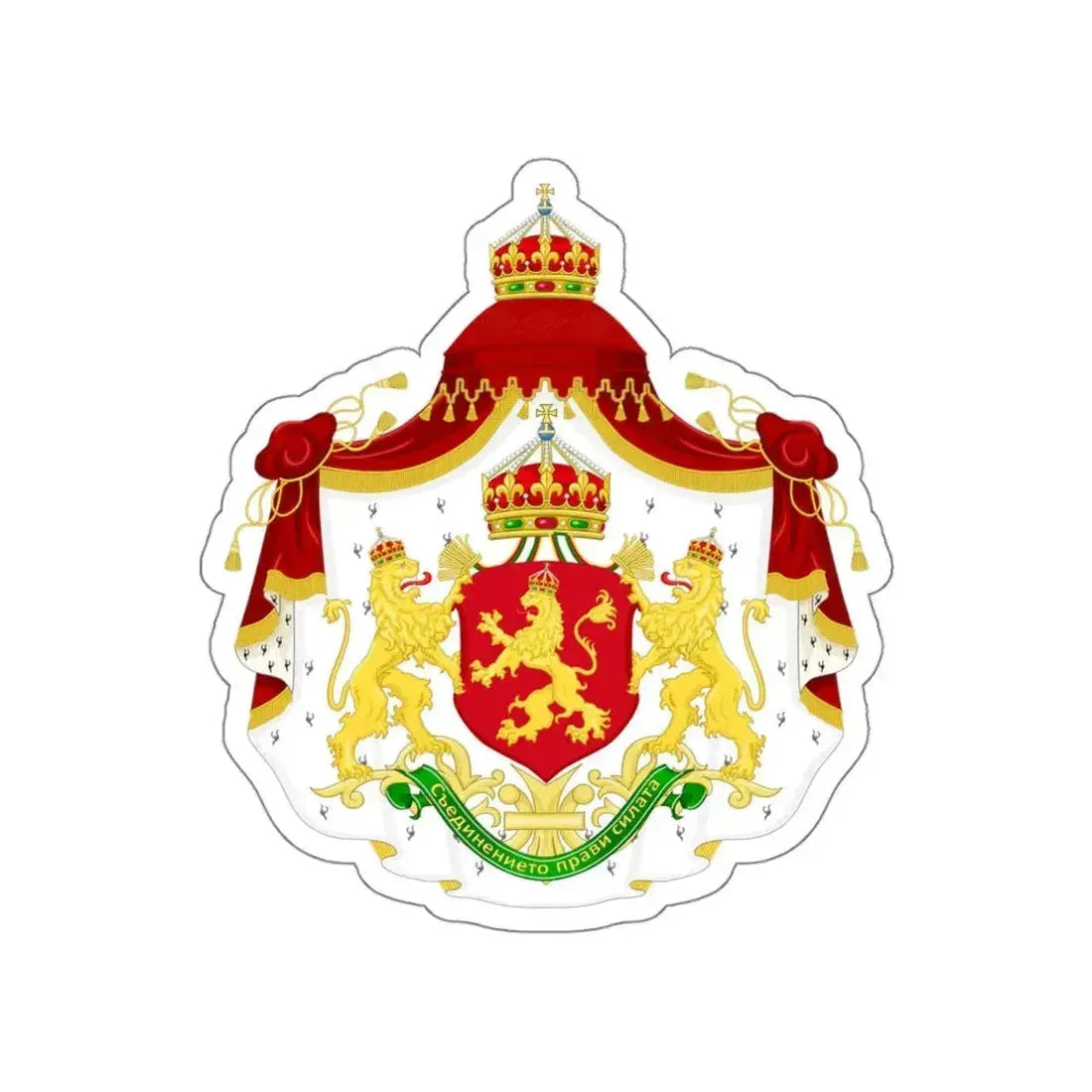 Larger State Achievement of Bulgaria 1908-1946 STICKER Vinyl Die-Cut Decal 4 Inch - The Sticker Space