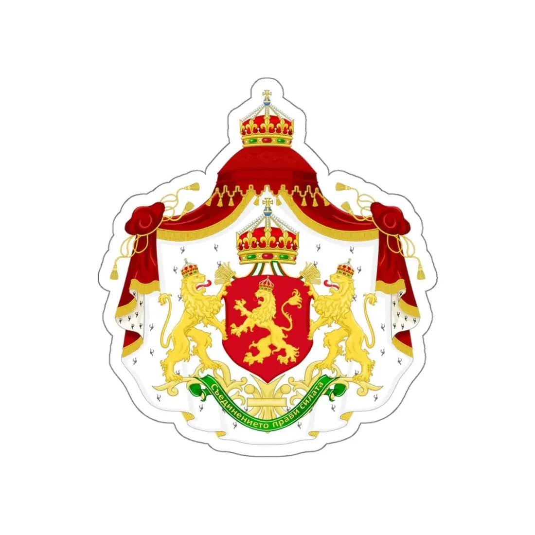 Larger State Achievement of Bulgaria 1908-1946 STICKER Vinyl Die-Cut Decal - The Sticker Space