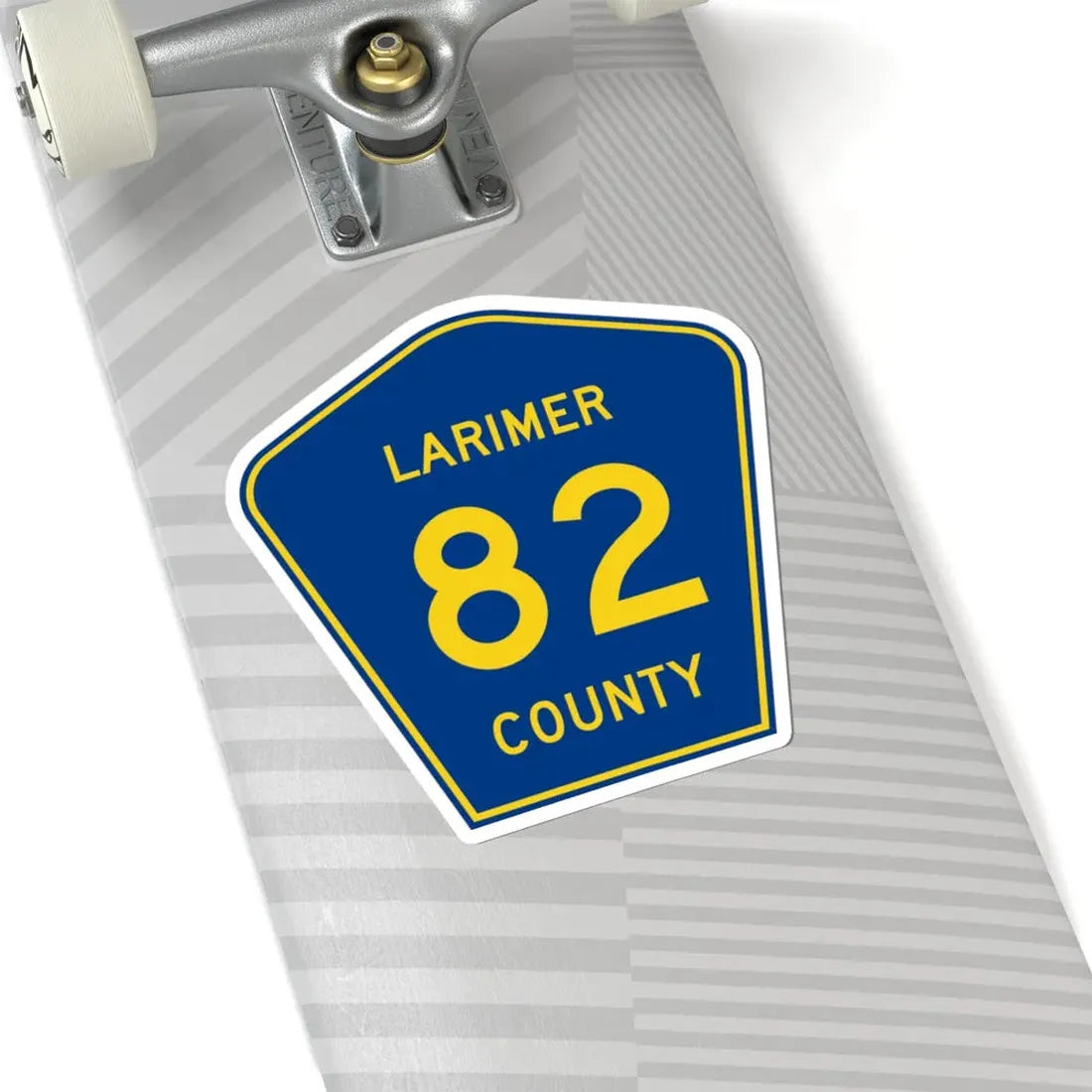 Larimer County 82 (Colorado) (Road Sign) STICKER Vinyl Kiss-Cut Decal - The Sticker Space
