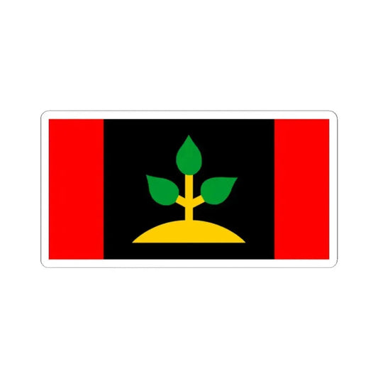 Larrakian-flag (Australia) STICKER Vinyl Kiss-Cut Decal 2 Inch White - The Sticker Space