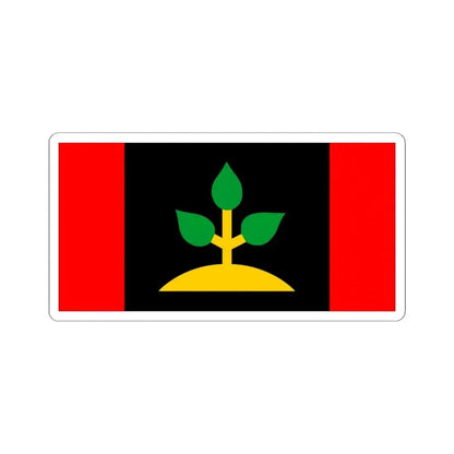 Larrakian-flag (Australia) STICKER Vinyl Kiss-Cut Decal 4 Inch White - The Sticker Space