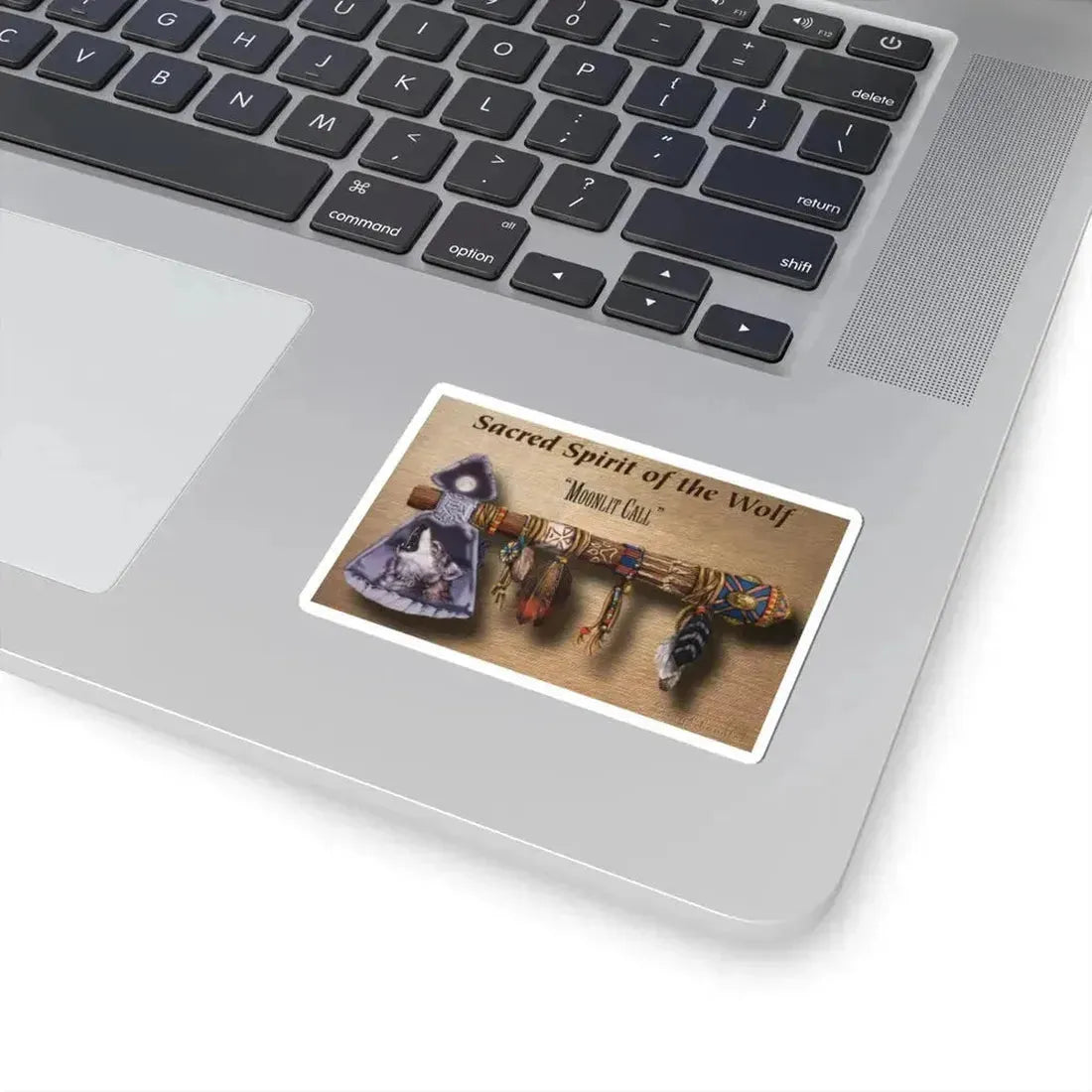 Larry Chandler - Moonlit Call (Native Americans in Art) STICKER Vinyl Die-Cut Decal - The Sticker Space