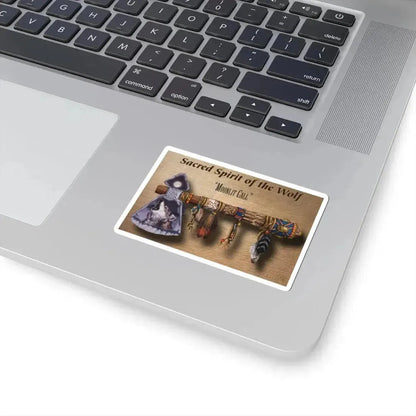 Larry Chandler - Moonlit Call (Native Americans in Art) STICKER Vinyl Die-Cut Decal - The Sticker Space