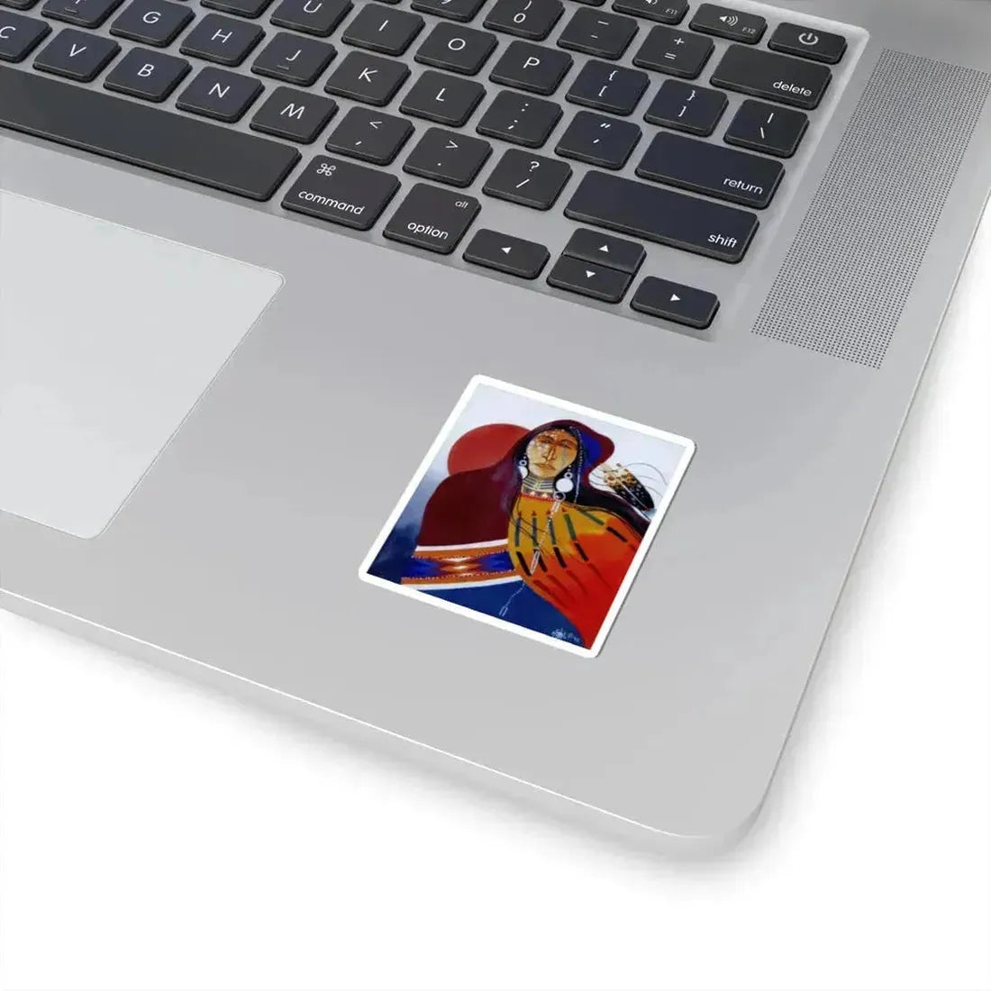 Larry Hood - Hooded Medicine (Native Americans in Art) STICKER Vinyl Die-Cut Decal - The Sticker Space