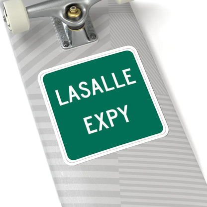 LaSalle Expy (New York) (Road Sign) STICKER Vinyl Kiss-Cut Decal - The Sticker Space
