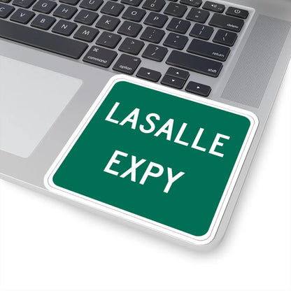 LaSalle Expy (New York) (Road Sign) STICKER Vinyl Kiss-Cut Decal - The Sticker Space