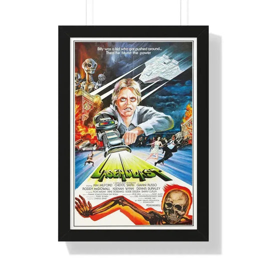 LASERBLAST 1978 - Framed Movie Poster 16″ x 24″ Black - The Sticker Space