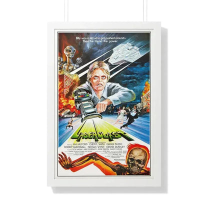 LASERBLAST 1978 - Framed Movie Poster 20" x 30" White - The Sticker Space