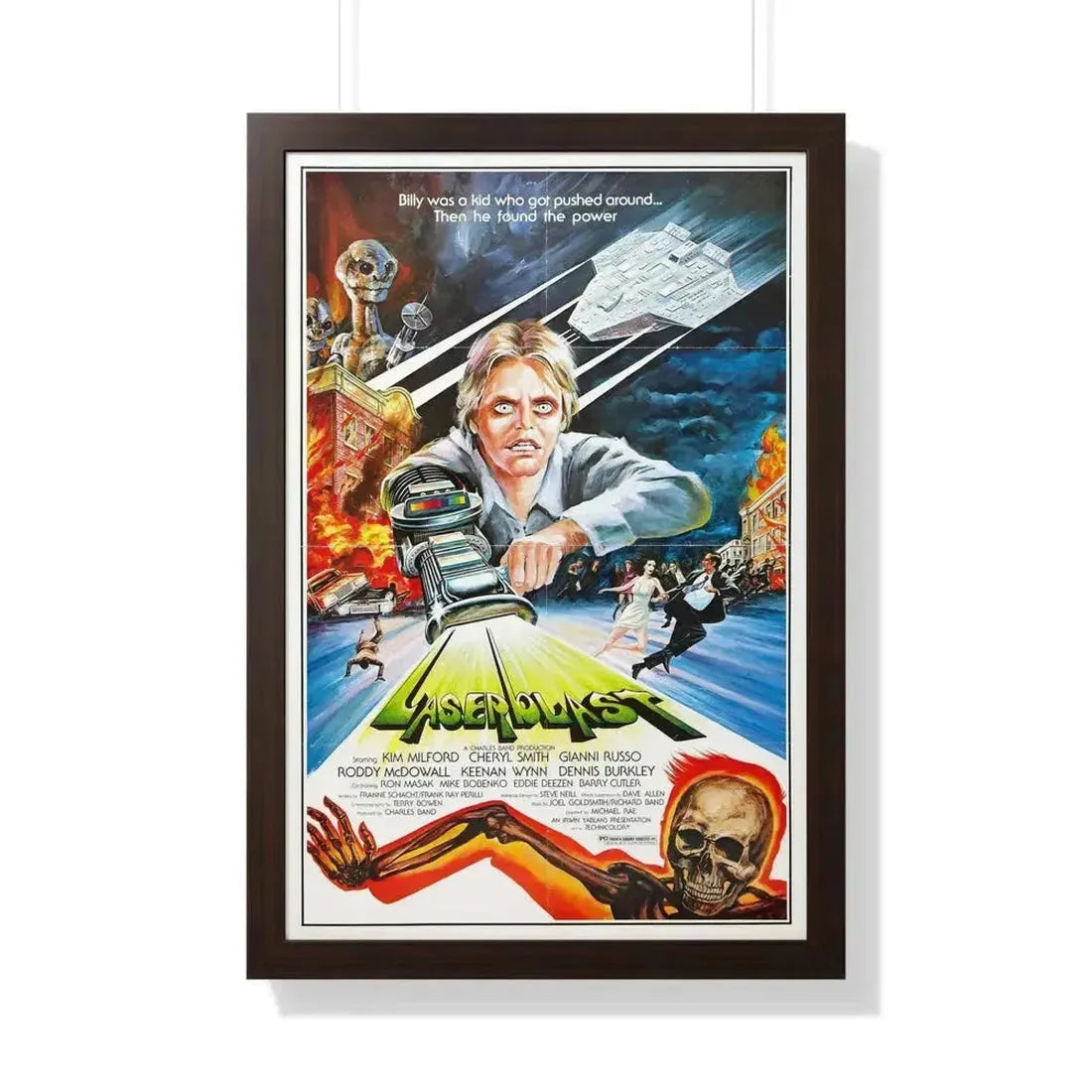 LASERBLAST 1978 - Framed Movie Poster - The Sticker Space