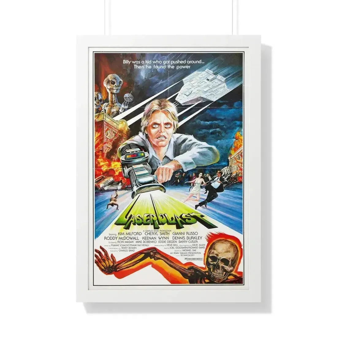 LASERBLAST 1978 - Framed Movie Poster - The Sticker Space