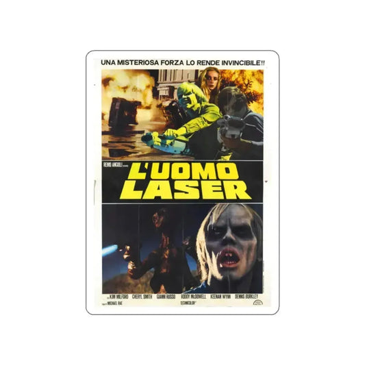 LASERBLAST (2) 1978 Movie Poster STICKER Vinyl Die-Cut Decal 2 Inch - The Sticker Space