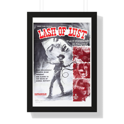 LASH OF LUST 1972 - Framed Movie Poster-16″ x 24″-The Sticker Space