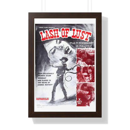 LASH OF LUST 1972 - Framed Movie Poster-16″ x 24″-The Sticker Space