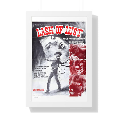 LASH OF LUST 1972 - Framed Movie Poster-16″ x 24″-The Sticker Space