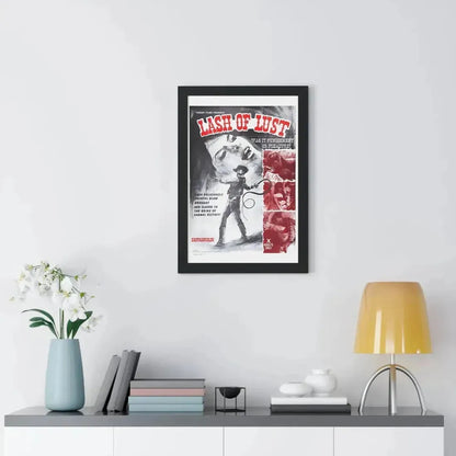 LASH OF LUST 1972 - Framed Movie Poster - The Sticker Space