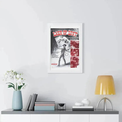 LASH OF LUST 1972 - Framed Movie Poster - The Sticker Space