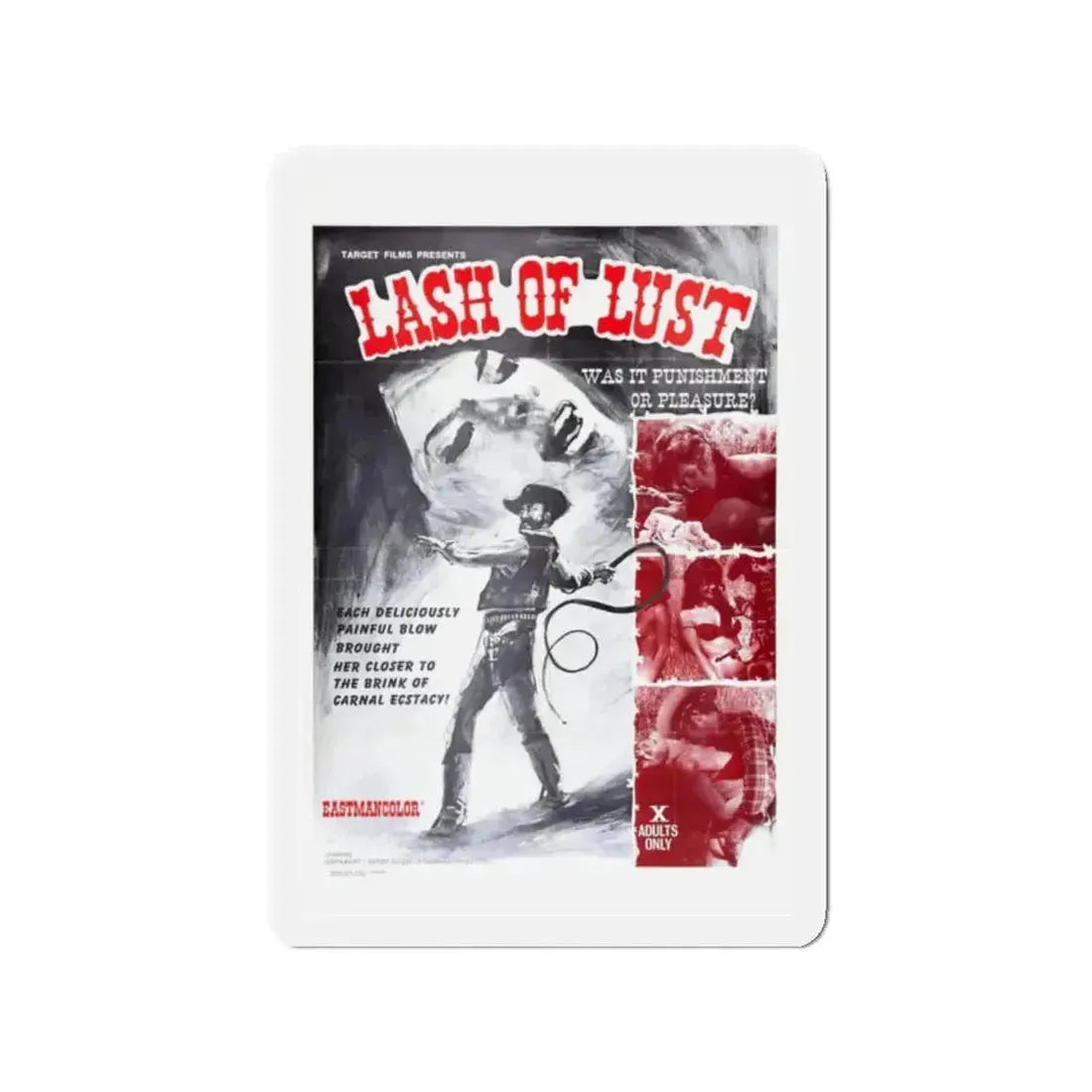 LASH OF LUST 1972 Movie Poster - Refrigerator Magnet - The Sticker Space