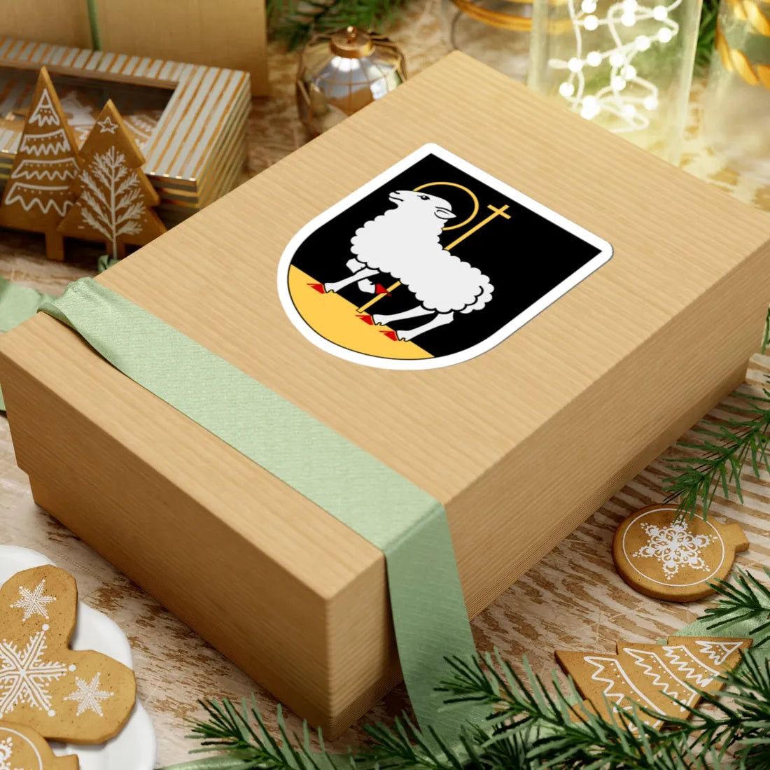 Laske vapen (Sweden) (Coat of Arms) STICKER Vinyl Kiss-Cut Decal - The Sticker Space