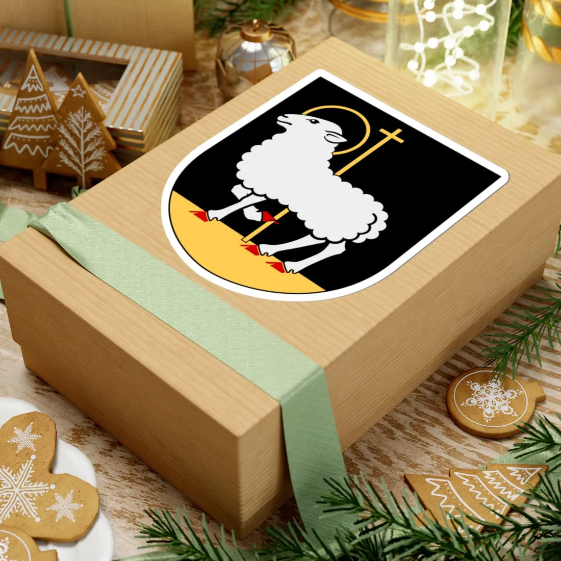 Laske vapen (Sweden) (Coat of Arms) STICKER Vinyl Kiss-Cut Decal - The Sticker Space