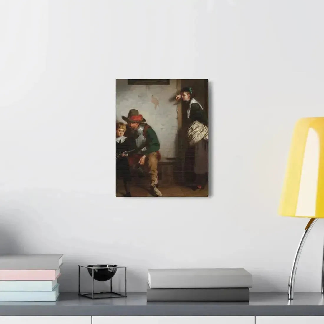 Laslett John Pott (1837-1898) A Chip off the Old Block 1869 - Canvas Wall Art - The Sticker Space