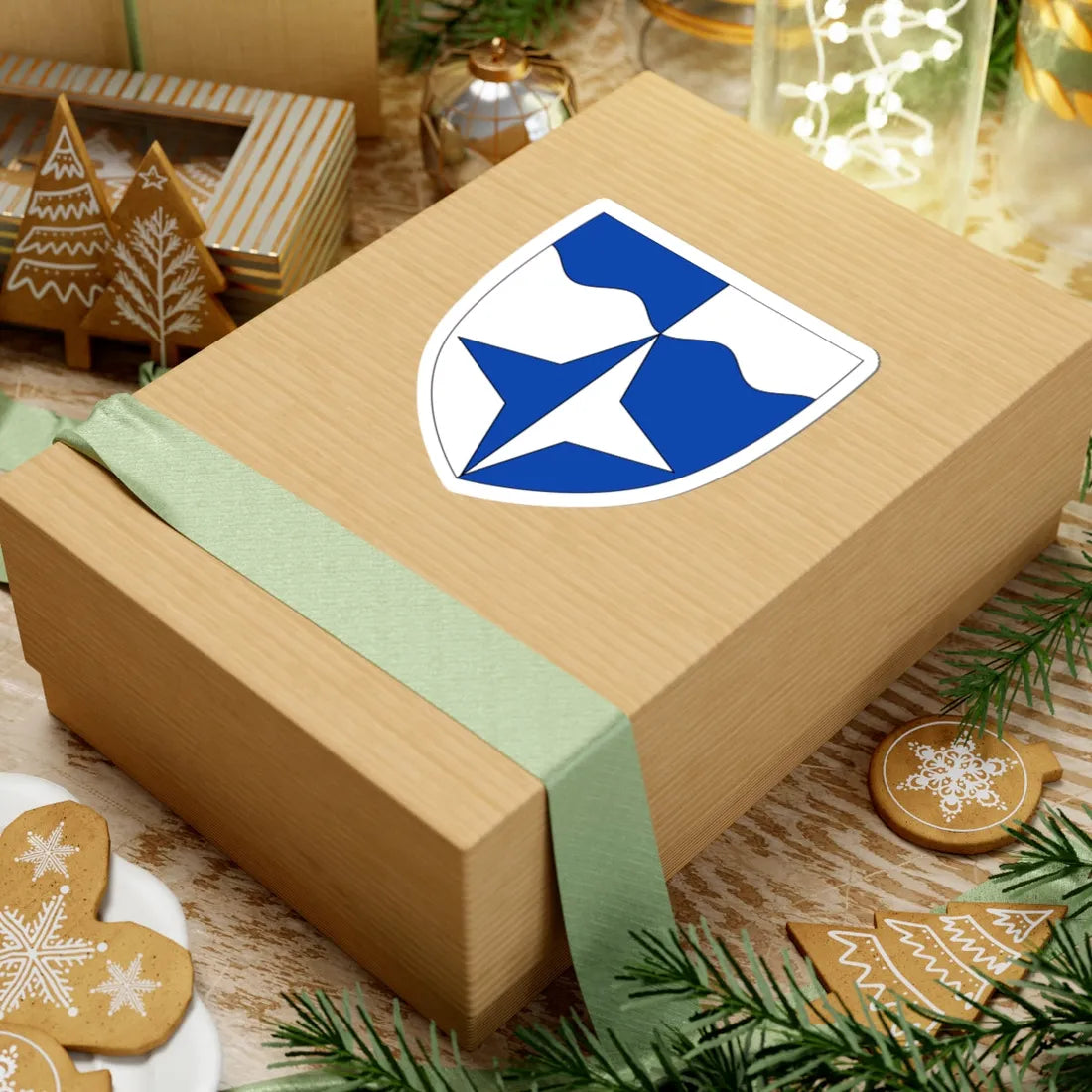 Lasnamäe linnaosa vapp (Estonia) (Coat of Arms) STICKER Vinyl Kiss-Cut Decal - The Sticker Space