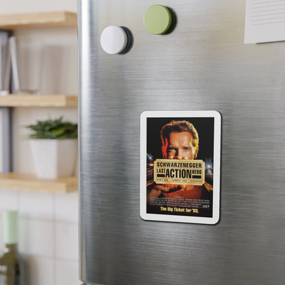 Last Action Hero 1993 Movie Poster Die-Cut Magnet-The Sticker Space