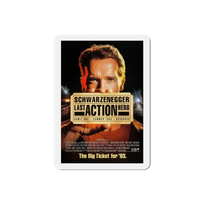 Last Action Hero 1993 Movie Poster Refrigerator Magnet 2 Inch - The Sticker Space