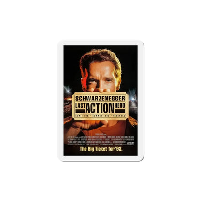 Last Action Hero 1993 Movie Poster Refrigerator Magnet - The Sticker Space