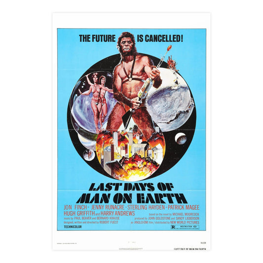 LAST DAYS OF MAN ON EARTH 1973 - Paper Movie Poster-24″ x 36″ (Vertical)-The Sticker Space