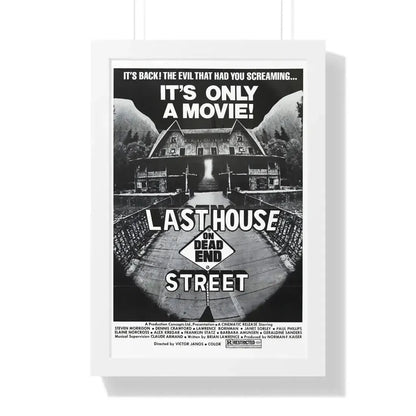LAST HOUSE ON DEAD END STREET 1973 - Framed Movie Poster 16″ x 24″ White - The Sticker Space