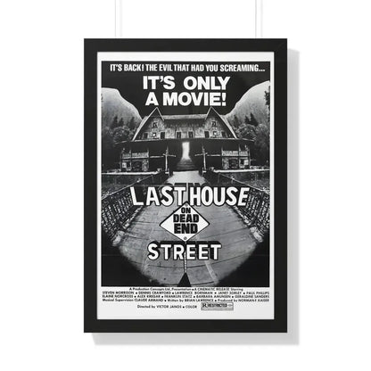 LAST HOUSE ON DEAD END STREET 1973 - Framed Movie Poster 20" x 30" Black - The Sticker Space