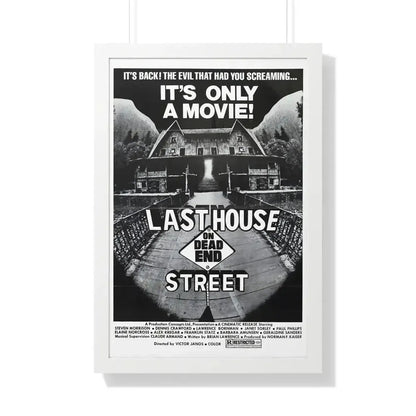 LAST HOUSE ON DEAD END STREET 1973 - Framed Movie Poster 20" x 30" White - The Sticker Space